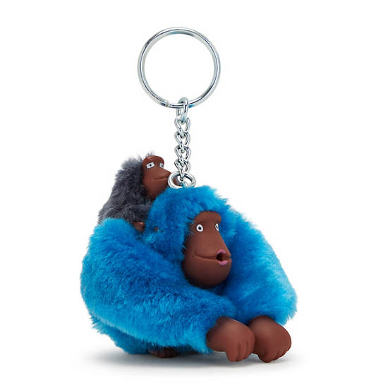 Kipling Mom And Baby Sven Monkey Keychain Accessoires Donkerblauw | BE 1948MQ